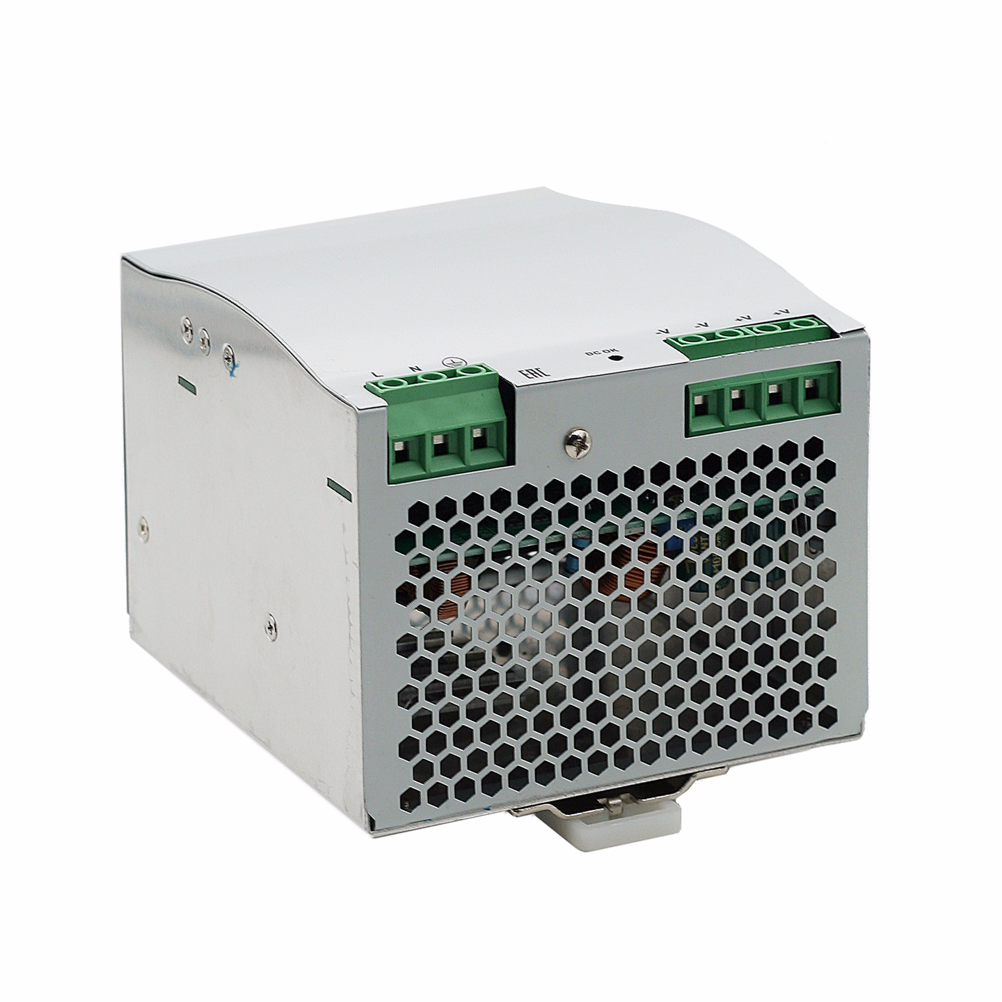 Источник питания INNOCONT. Вход: 220VAC, 1.4А, выход: 240W, 24VDC, 10A, -10 +50С, типы защиты: КЗ, перегрузка, перенапряжение SB-D-240-24
