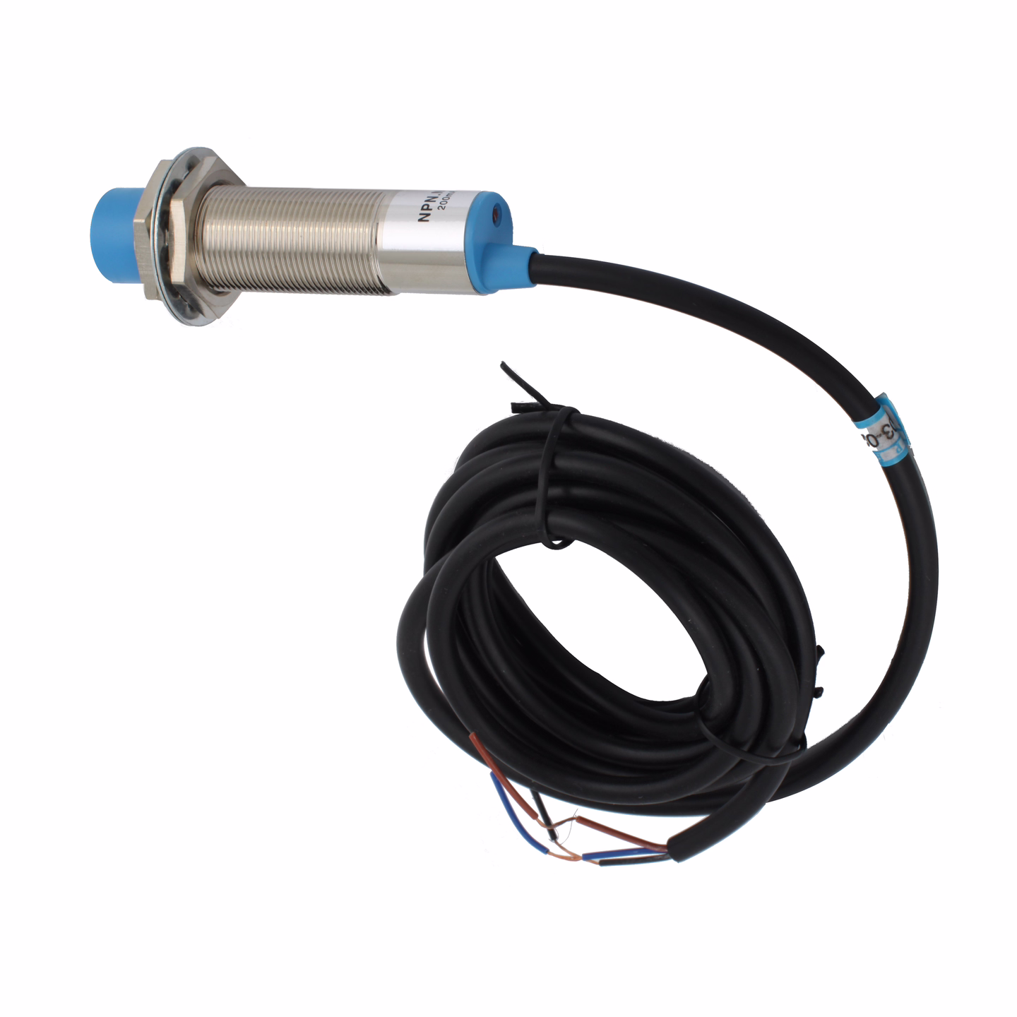 Емкостный датчик INNOCONT, M18x1, L=71 мм, зона срабатывания 10 мм, -25 +60 С, 12…24 VDC, IP65, выход: NPN NO, макс. ток 200 мА, кабель 2 м SC-18N10C