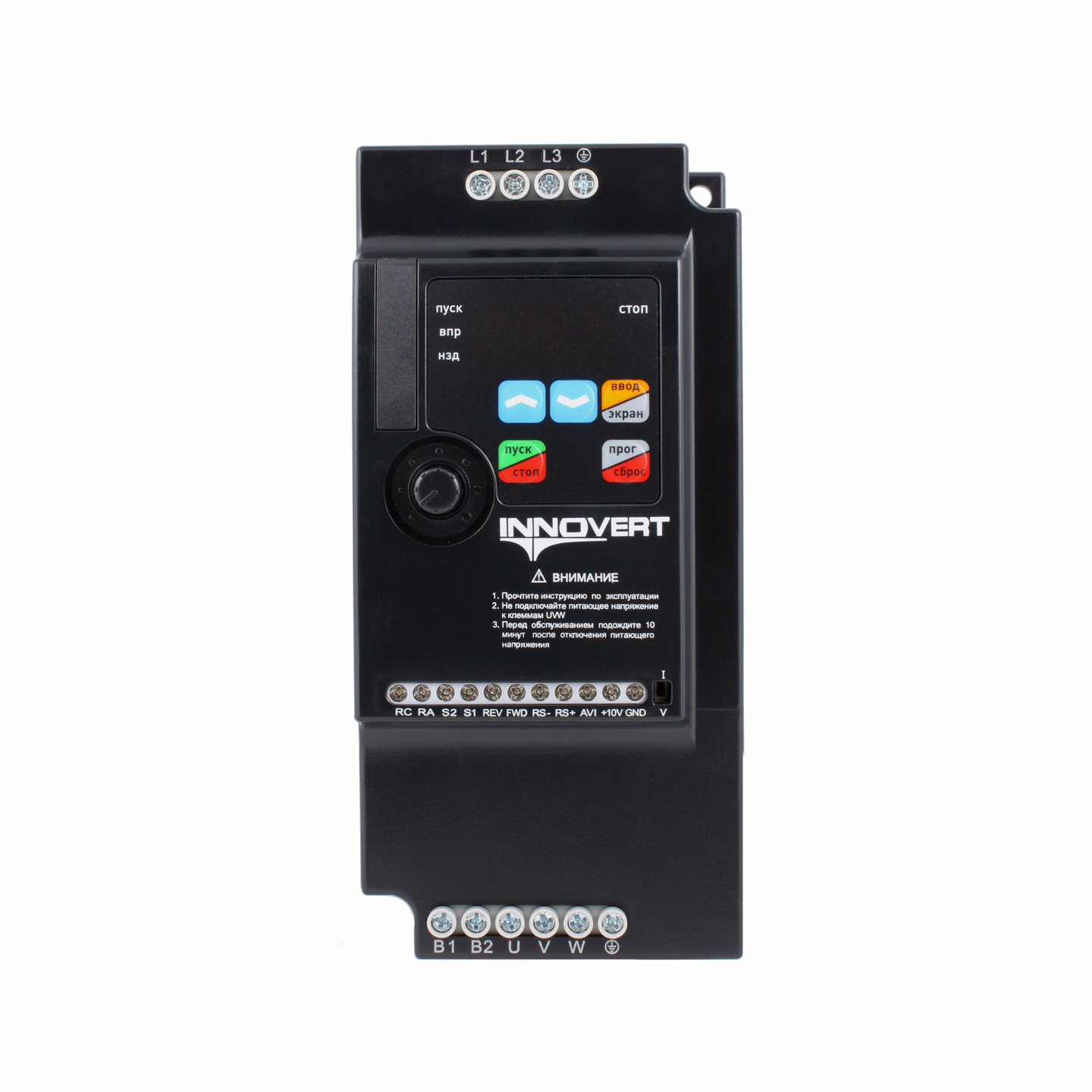 Преобразователь частоты INNOVERT VENT IVD302B43E, 3,0кВт, 380В, 6,8А