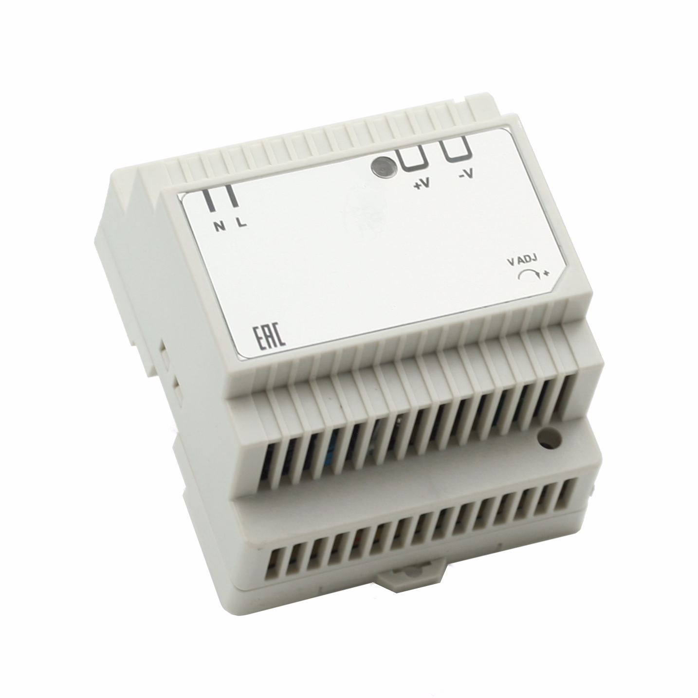 Источник питания INNOCONT. Вход: 220VAC, 0.48А, выход: 30W, 24VDC, 1.5A, -10 +50С, IP20, типы защиты: КЗ, перегрузка, перенапряжение SB-D-30-24