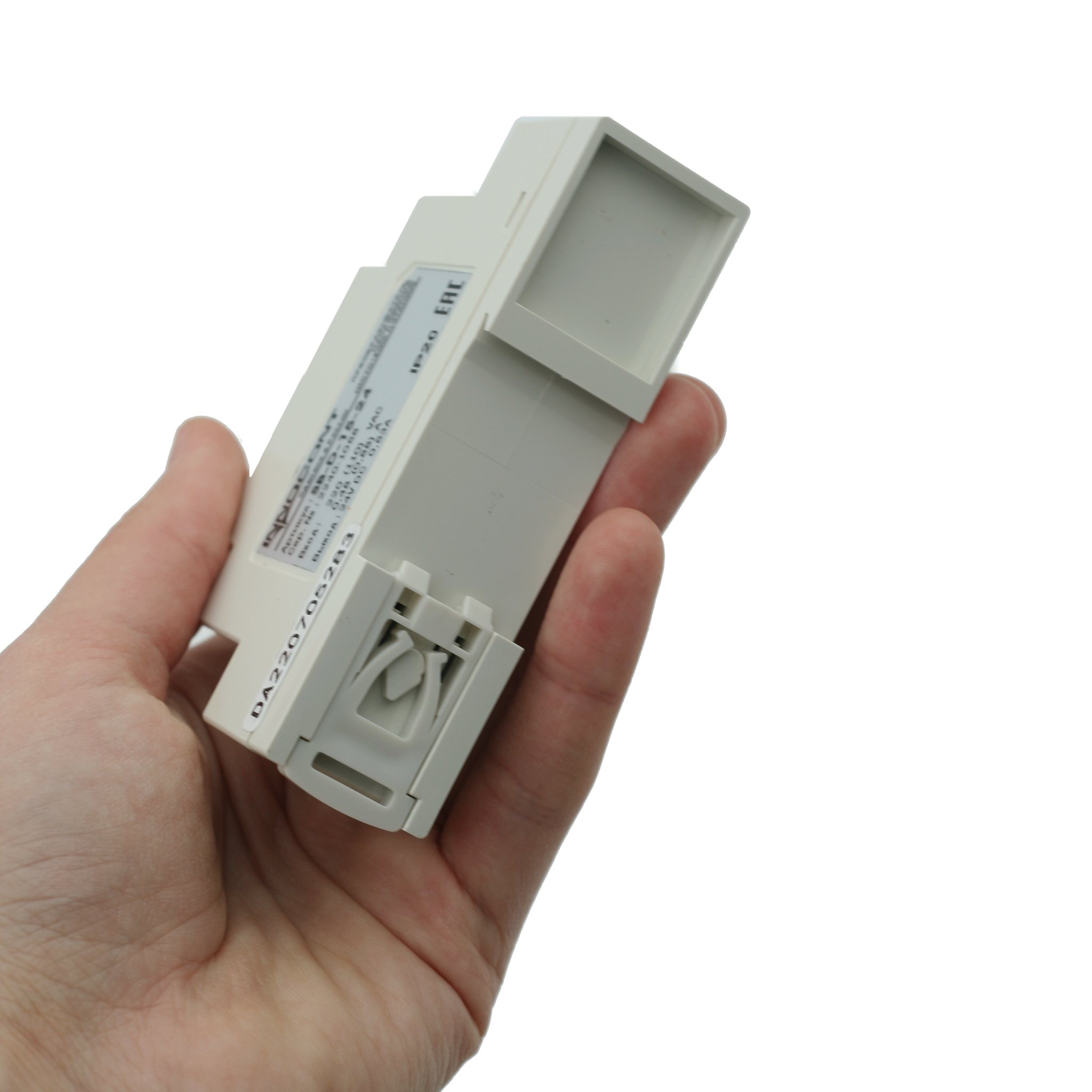 Источник питания INNOCONT. Вход: 220VAC, 0.48А, выход: 15W, 24VDC, 0.63A, -10 +50С, IP20, типы защиты: КЗ, перегрузка, перенапряжение SB-D-15-24