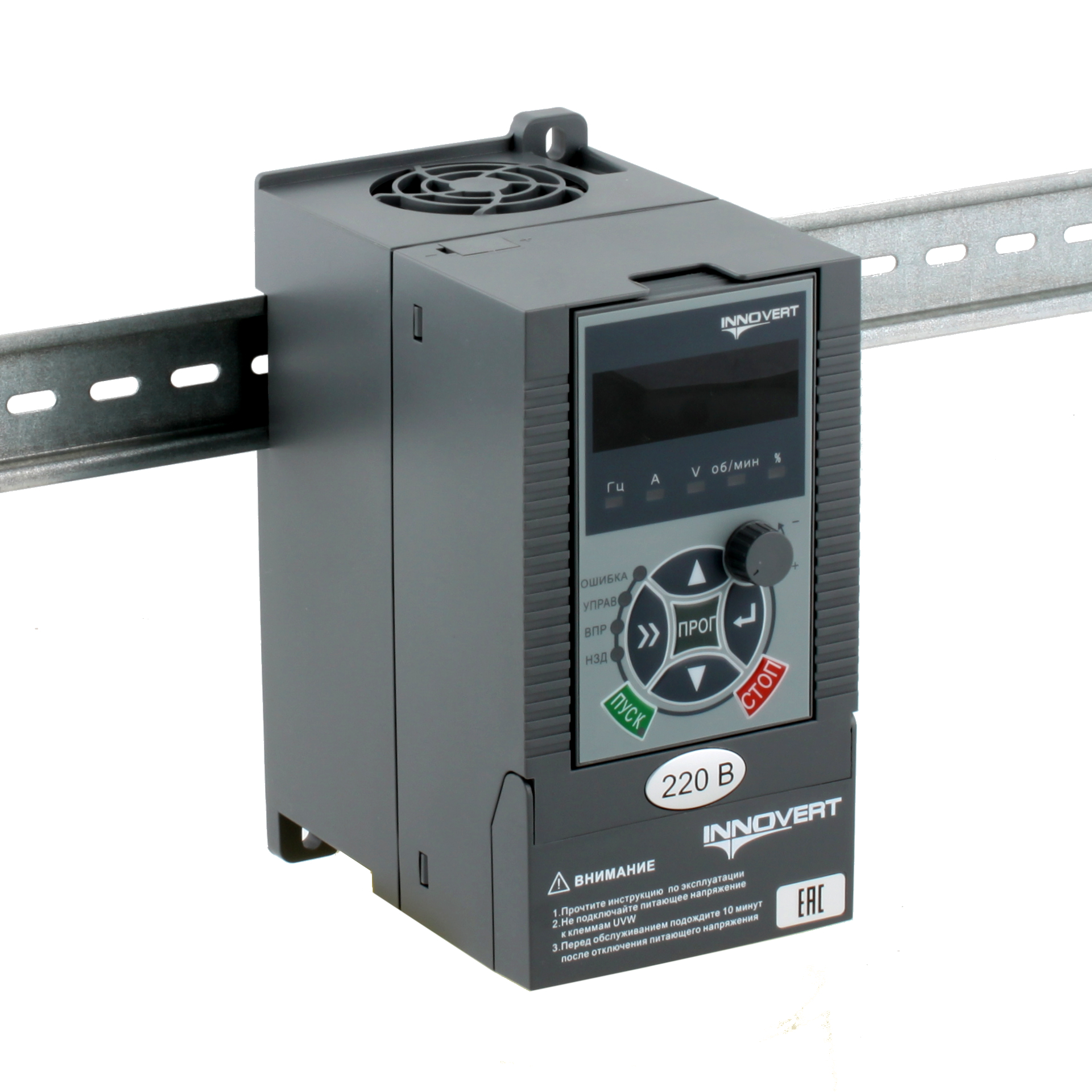 Преобразователь частоты векторный INNOVERT ITD112U21B2, 1,1кВт, 220В, 6А