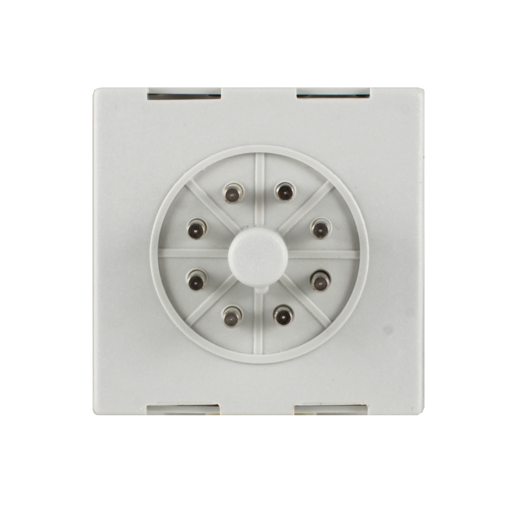 Температурный контроллер INNOCONT с аналоговым управлением, 48х48х82 мм,вход Pt100, 0...400C, выход реле, ON/OFF, 230VAC, электросоединение под розетку 8pin