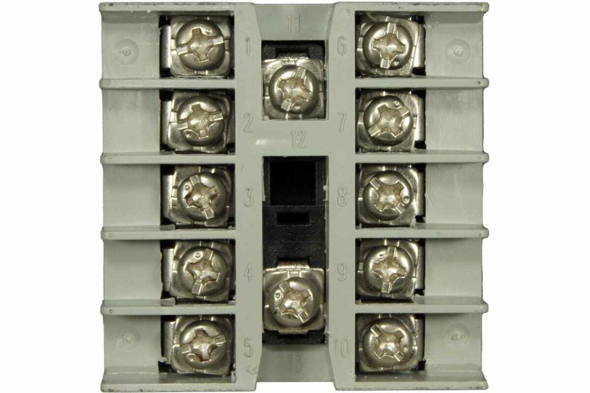 Температурный контроллер INNOCONT, 2 дисплея, 4 разряда, 48x48x60 мм, 2 аварийных выхода, 110-220VAC, выход: реле + твердотельное реле TR-B-S