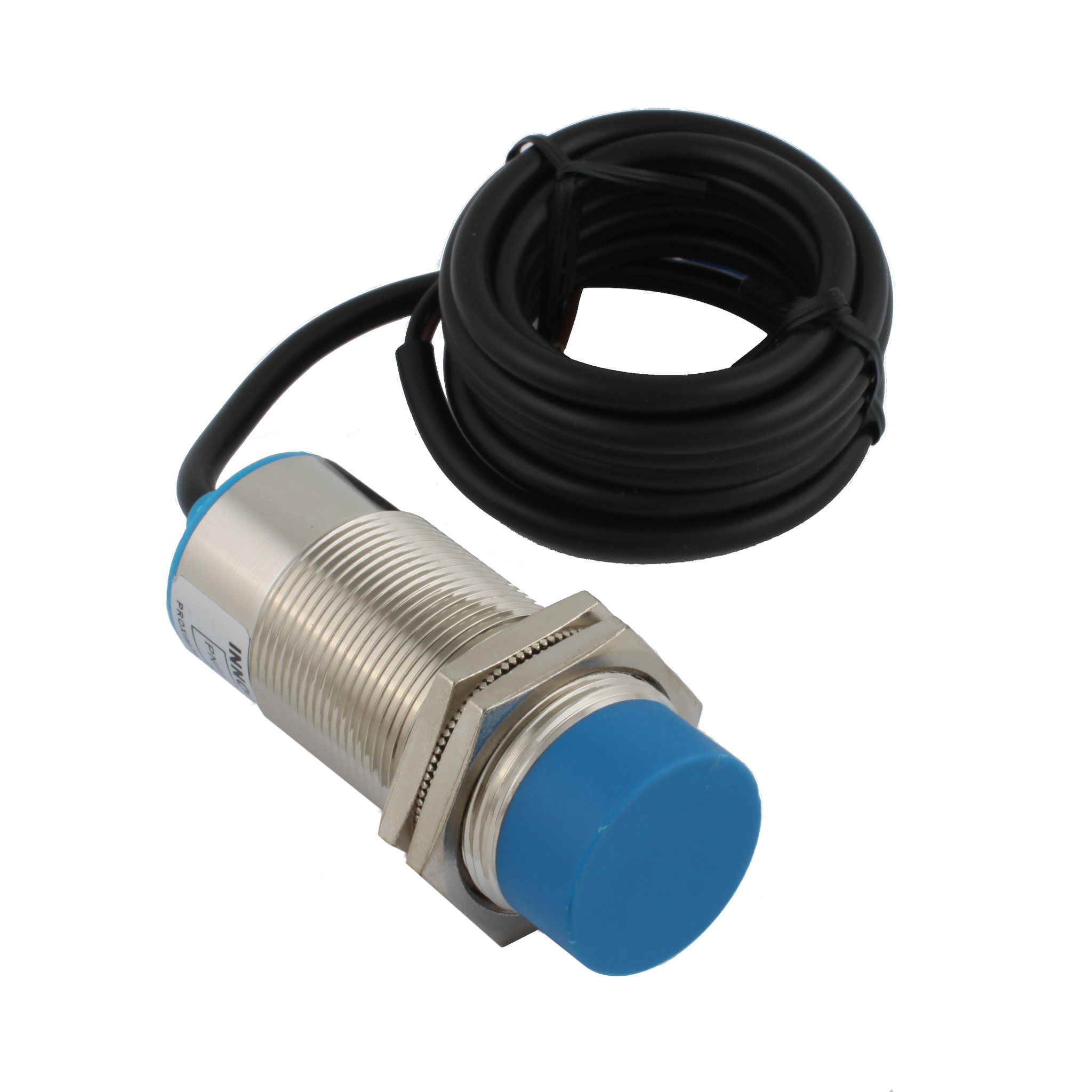 Емкостный датчик INNOCONT, M30x1,5, L=78 мм, зона срабатывания 15 мм, -25 +60 С, 12…24 VDC, IP65, выход: PNP NO, макс. ток 200 мА, кабель 2 м SC-30P15C