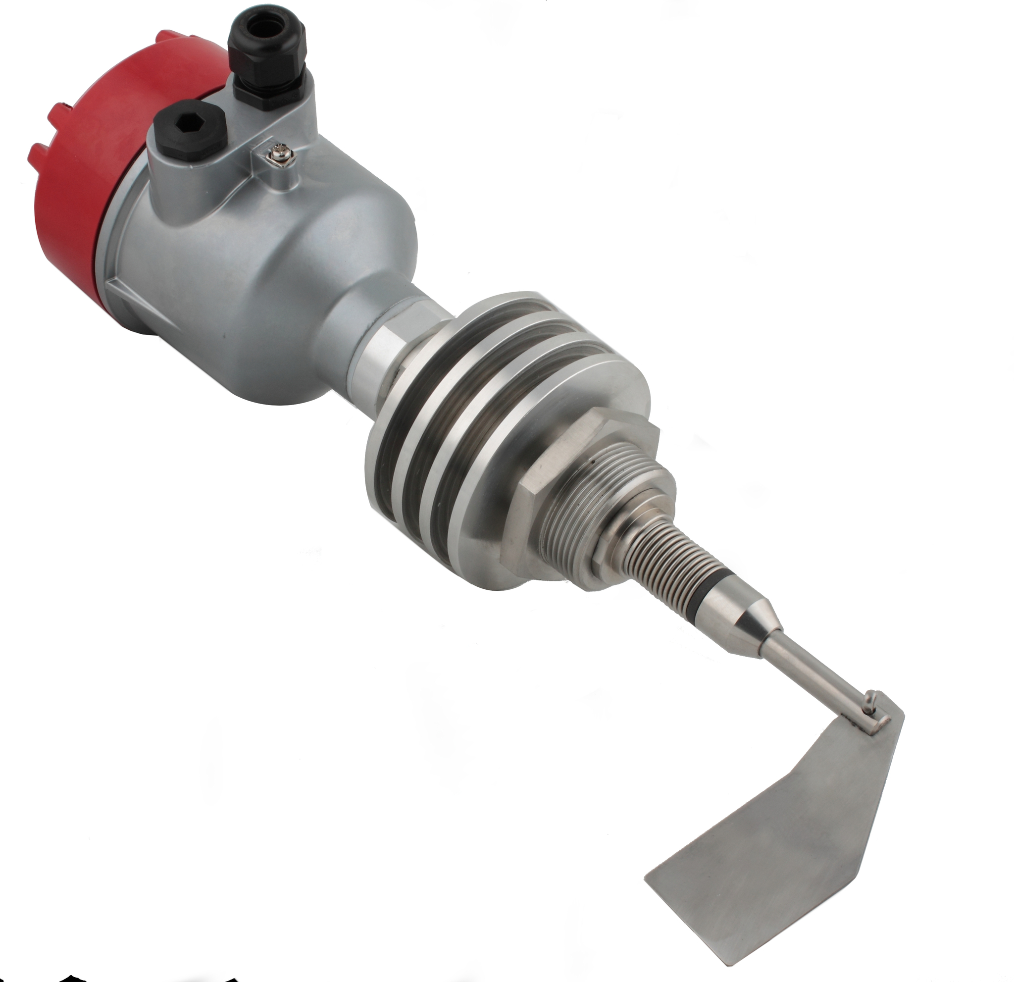 Механический ротационный датчик уровня сыпучих материалов INNOLEVEL в алюм. корпусе, взрывозащ. ТР ТС 012/2011, -40 +250 С, Рmax=0.8 bar, 24 VDC, IP66, лопасть 40х98 мм, нерж. сталь