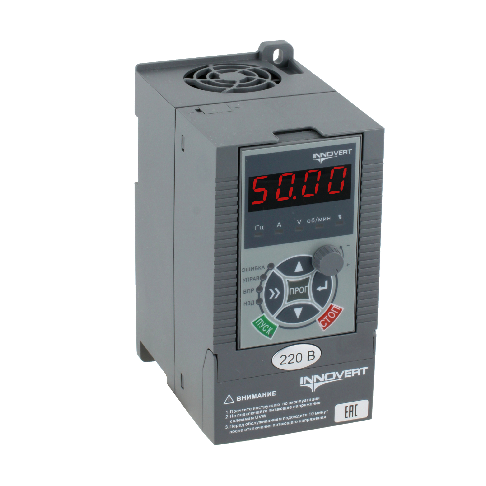 Преобразователь частоты векторный INNOVERT ITD112U21B2, 1,1кВт, 220В, 6А