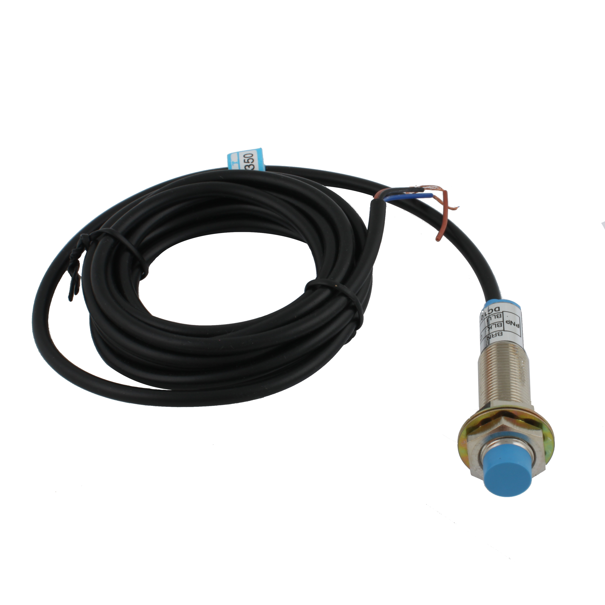 Индуктивный датчик INNOCONT, M12x1, L=61 мм, неэкранированный, зона срабатывания 4 мм, -25 +60 С, 12…24 VDC, IP65, выход: PNP NO, макс. ток 200 мА, кабель 2 м SL-12P4C