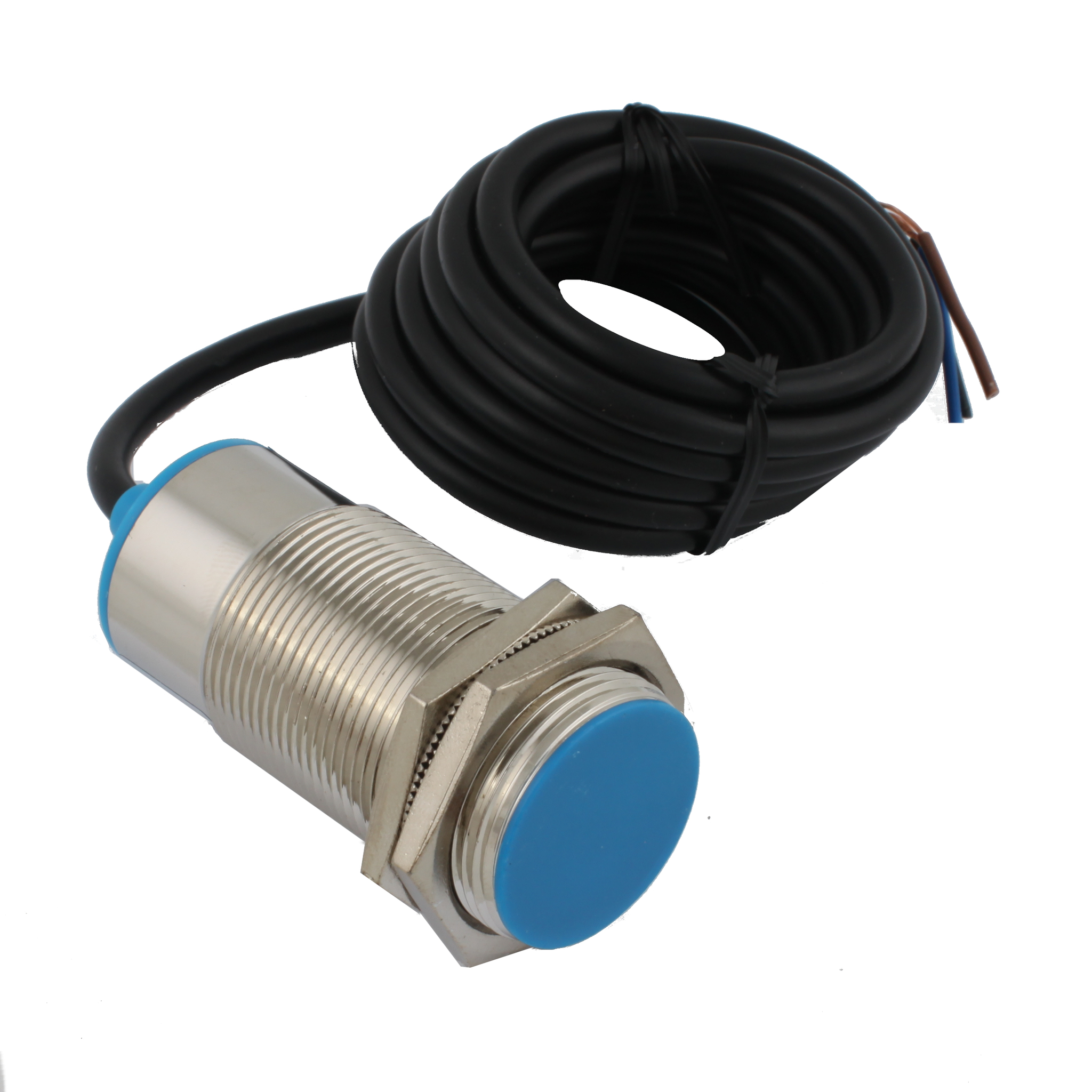 Индуктивный датчик INNOCONT, M30x1,5, L=78 мм, экранированный, зона срабатывания 10 мм, -25 +60 С, 12…24 VDC, IP65, выход: PNP NO, макс. ток 200 мА, кабель 2 м SL-30P10C