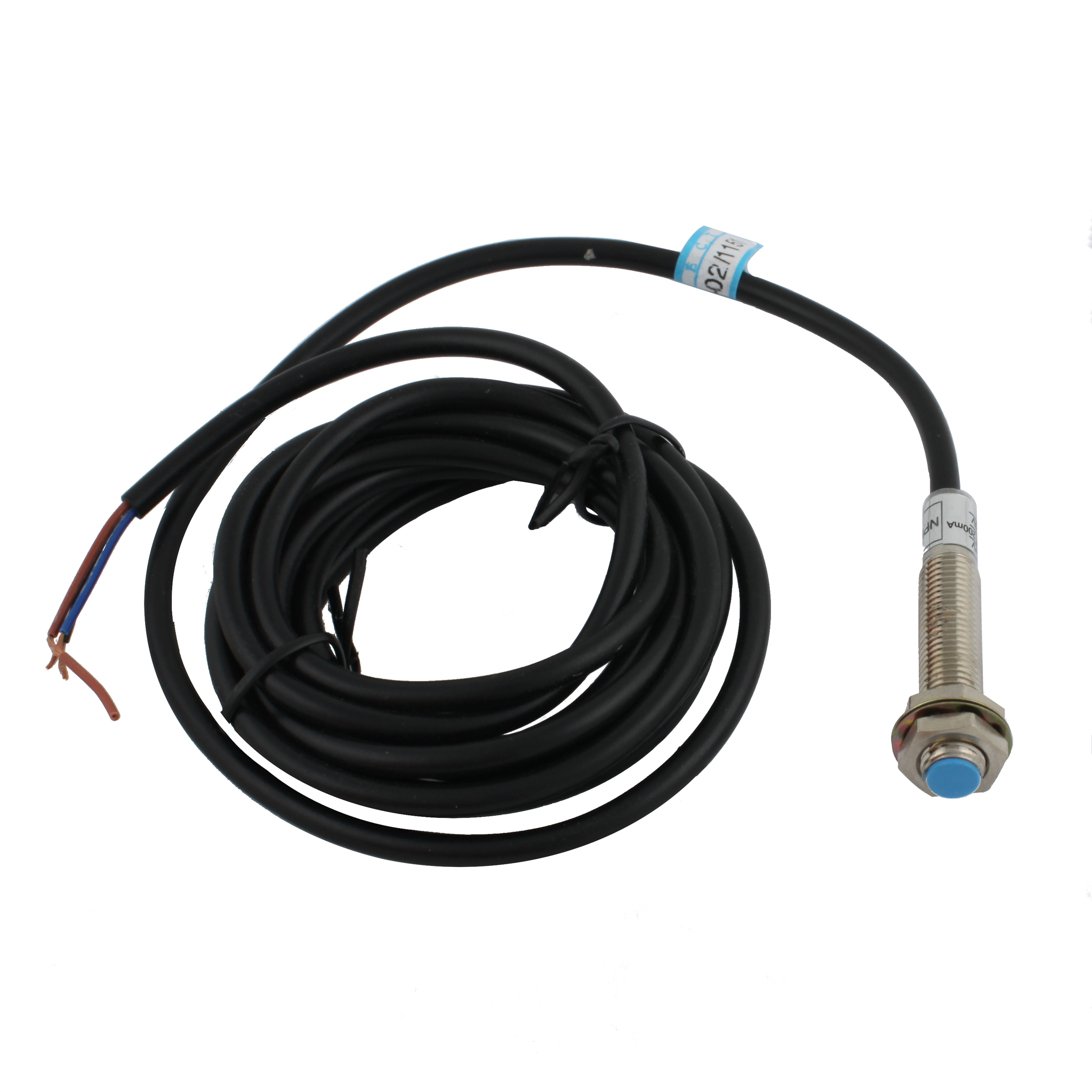 Индуктивный датчик INNOCONT, M8x1, L=49 мм, экранированный, зона срабатывания 1 мм, -25 +60 С, 12…24 VDC, IP65, выход: NPN NO, макс. ток 200 мА, кабель 2 м SL-8N1C
