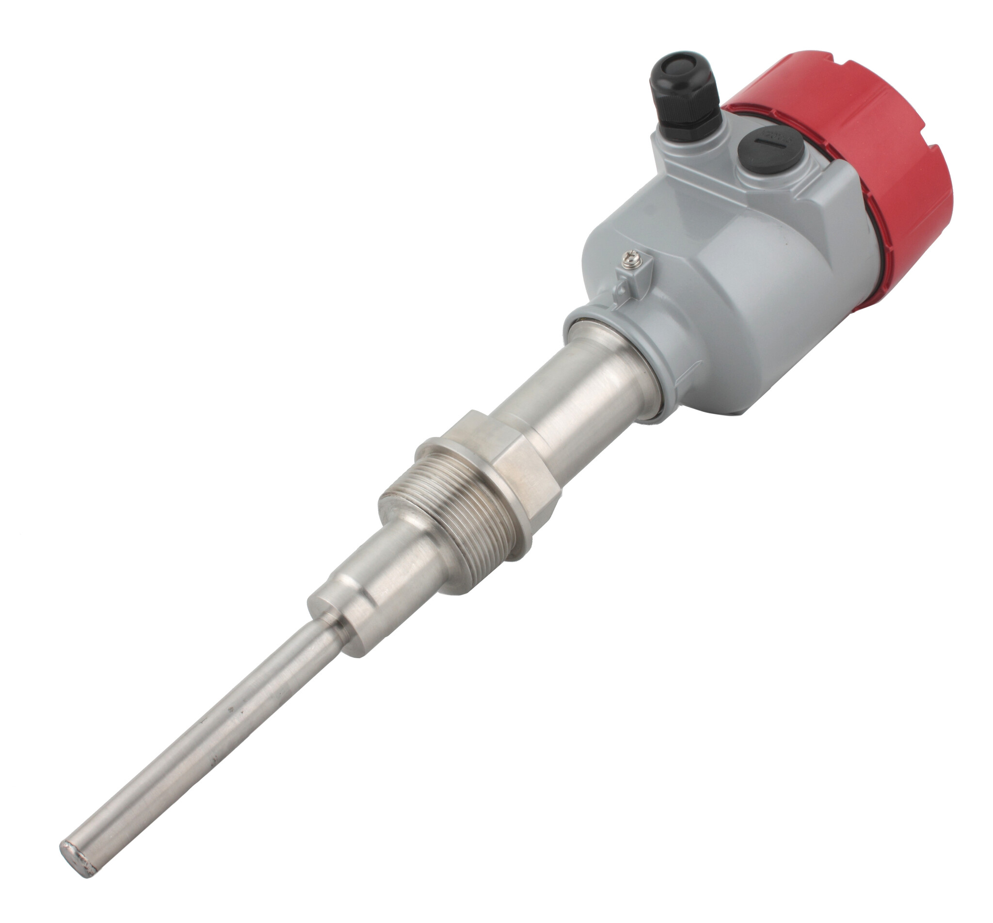 Вибрационный датчик уровня сыпучих материалов INNOLEVEL в алюм. корпусе, одноштыревое исполнение, -40 +150 С, Pmax=16 bar, 22-265 VAC - 20-46 VDC, IP 67, чувств. 100 г/л