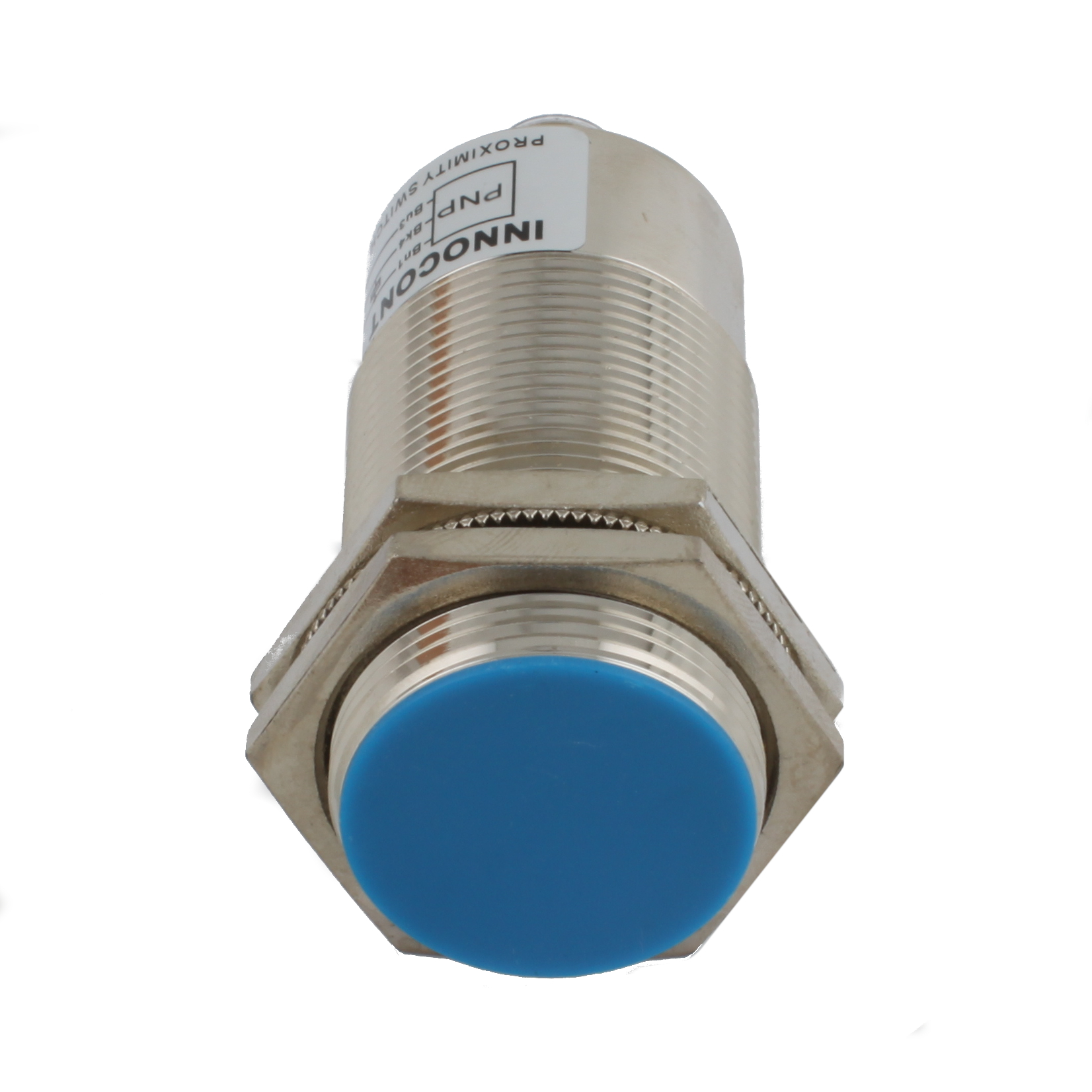 Индуктивный датчик INNOCONT M30x1,5, L=78 мм, экранированный, зона срабатывания 10 мм, -25 +60 С, 12…24 VDC, IP67, выход: PNP NO, макс. ток 200 мА, разъем M12 SLI-30P10C