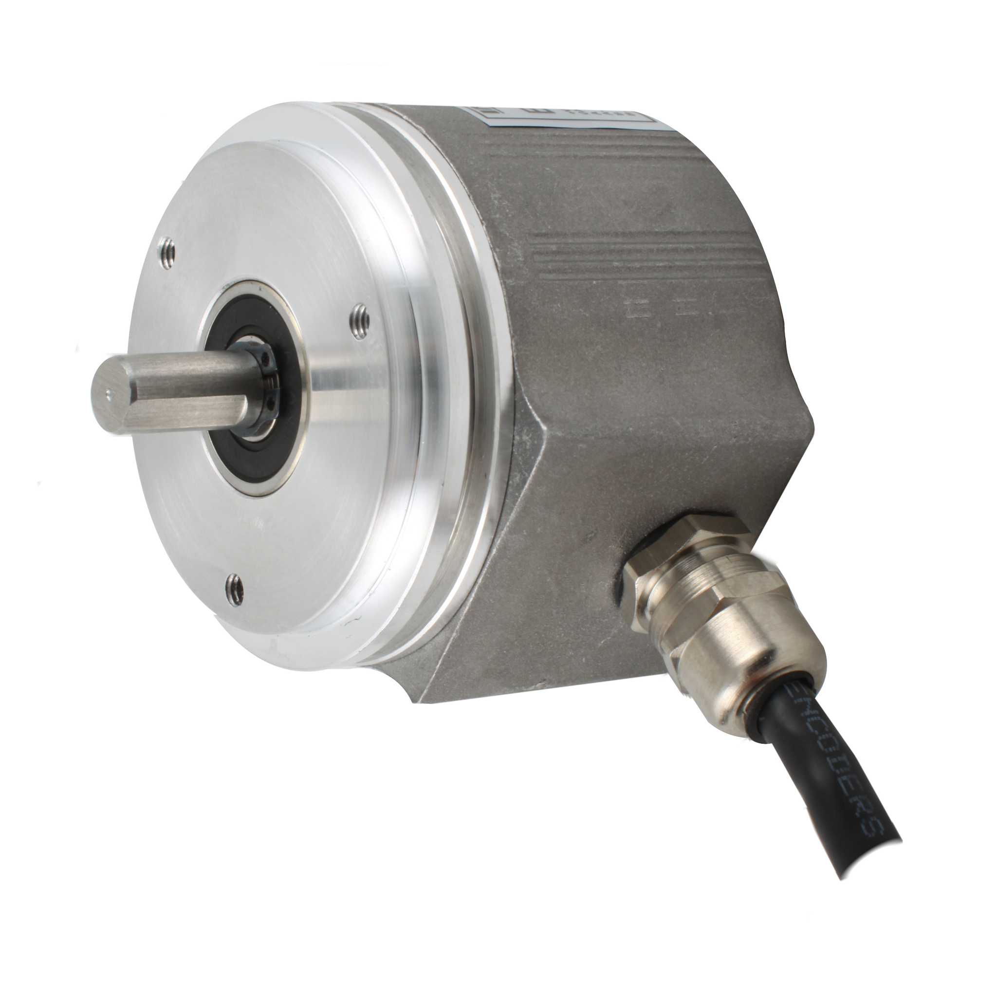 Инкрементальный программируемый энкодер INNOCONT D=58мм, выступающий вал 8мм, сервофланец, 5…30VDC, выход TTL/HT, IP 65