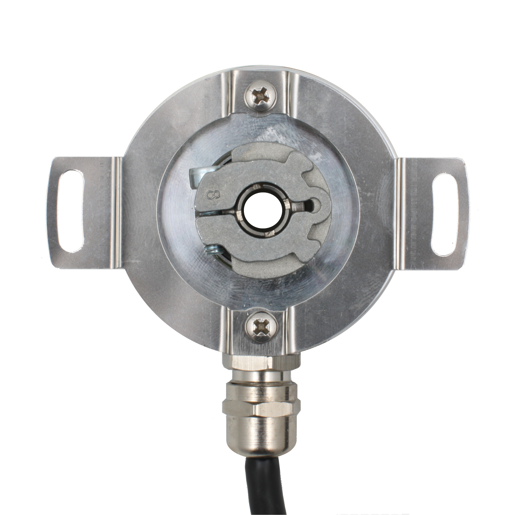 Инкрементальный программируемый энкодер INNOCONT D=50мм, полый вал 8мм, 5…30VDC, выход TTL/HTL с инверсией, IP 54