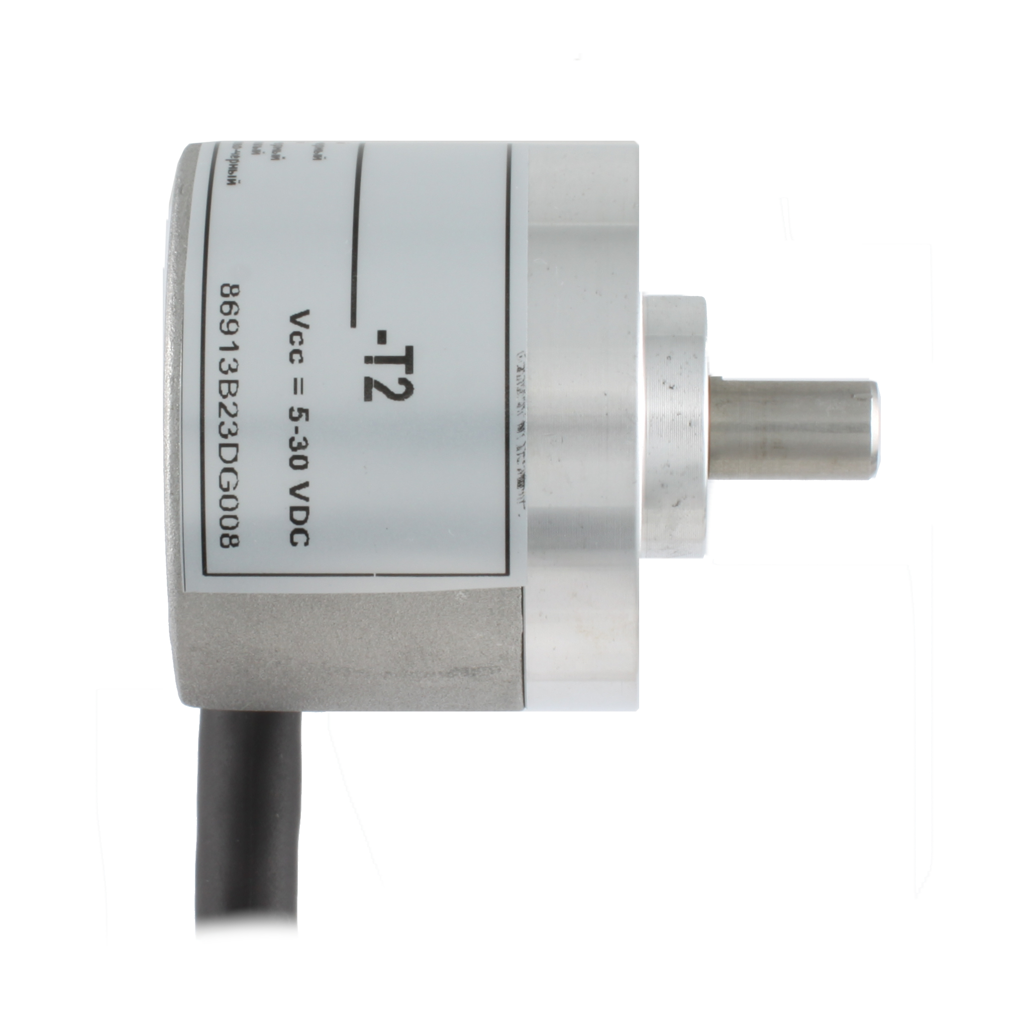 Инкрементальный программируемый энкодер INNOCONT D=40мм, выступающий вал 8мм, 5…30VDC, выход TTL/HTL с инверсией, IP 65