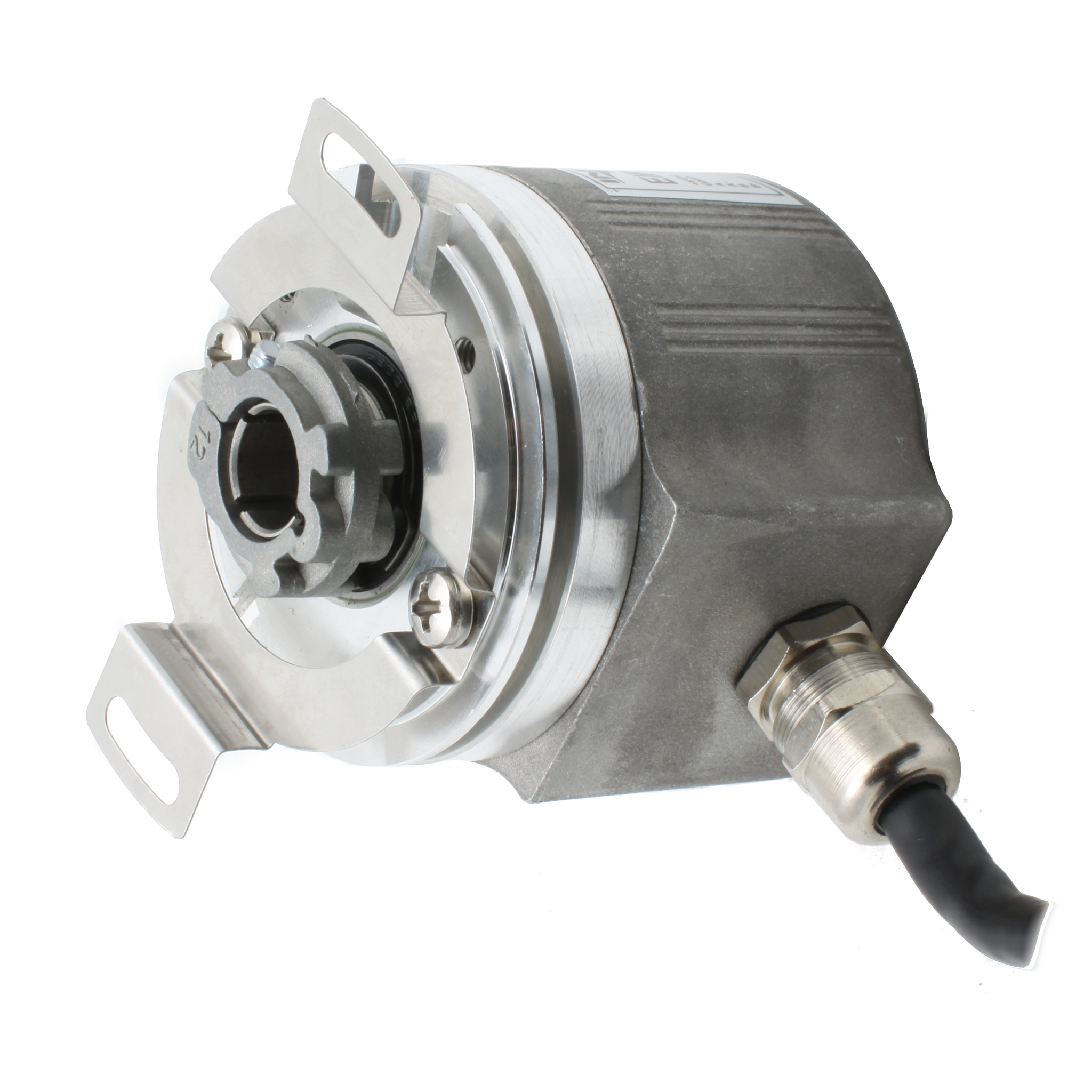 Инкрементальный программируемый энкодер INNOCONT D=58мм, полый вал 12мм, 5…30VDC, выход TTL/HTL с инверсией, IP 54