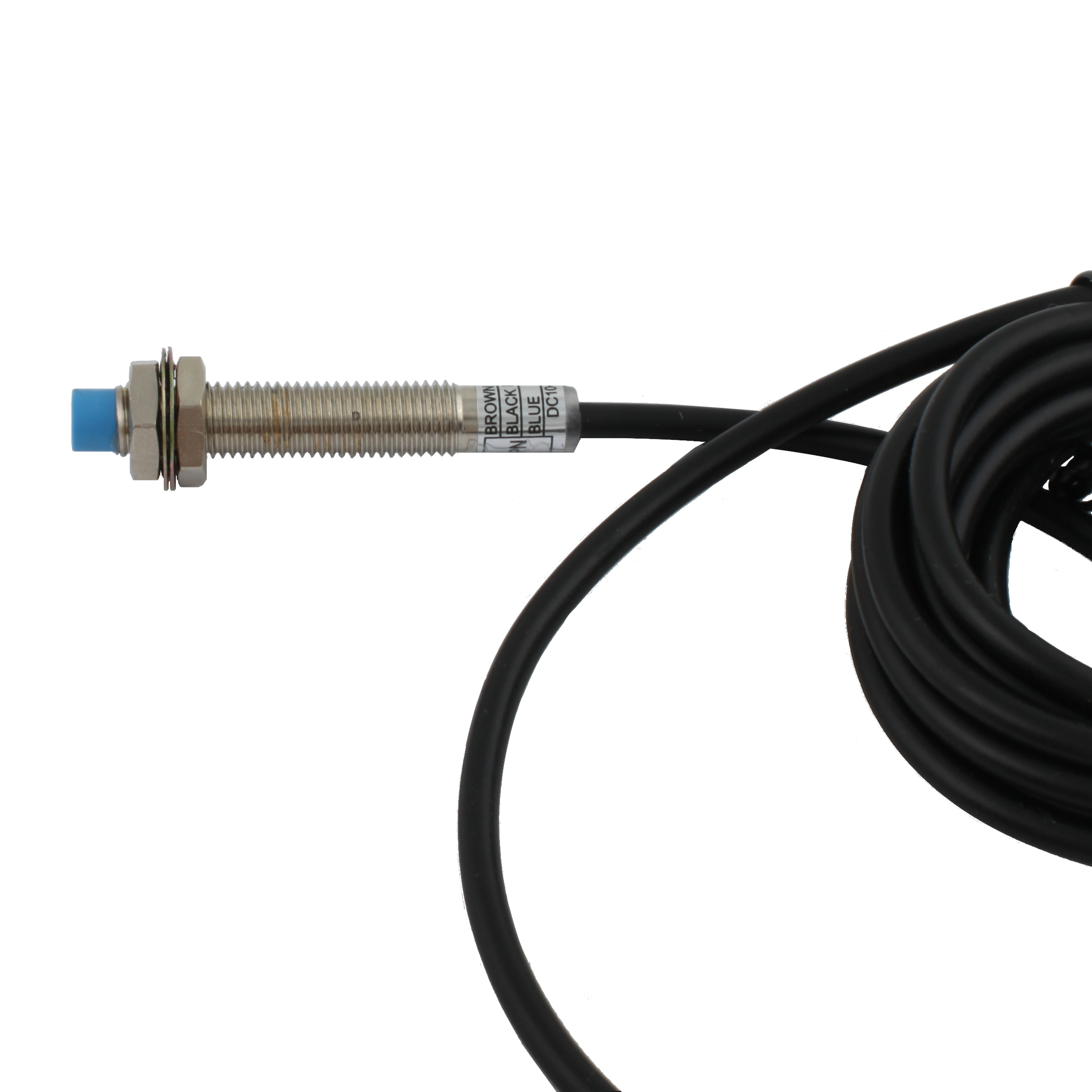 Индуктивный датчик INNOCONT, M8x1, L=49 мм, неэкранированный, зона срабатывания 2 мм, -25 +60 С, 12…24 VDC, IP65, выход: NPN NO, макс. ток 200 мА, кабель 2 м SL-8N2C