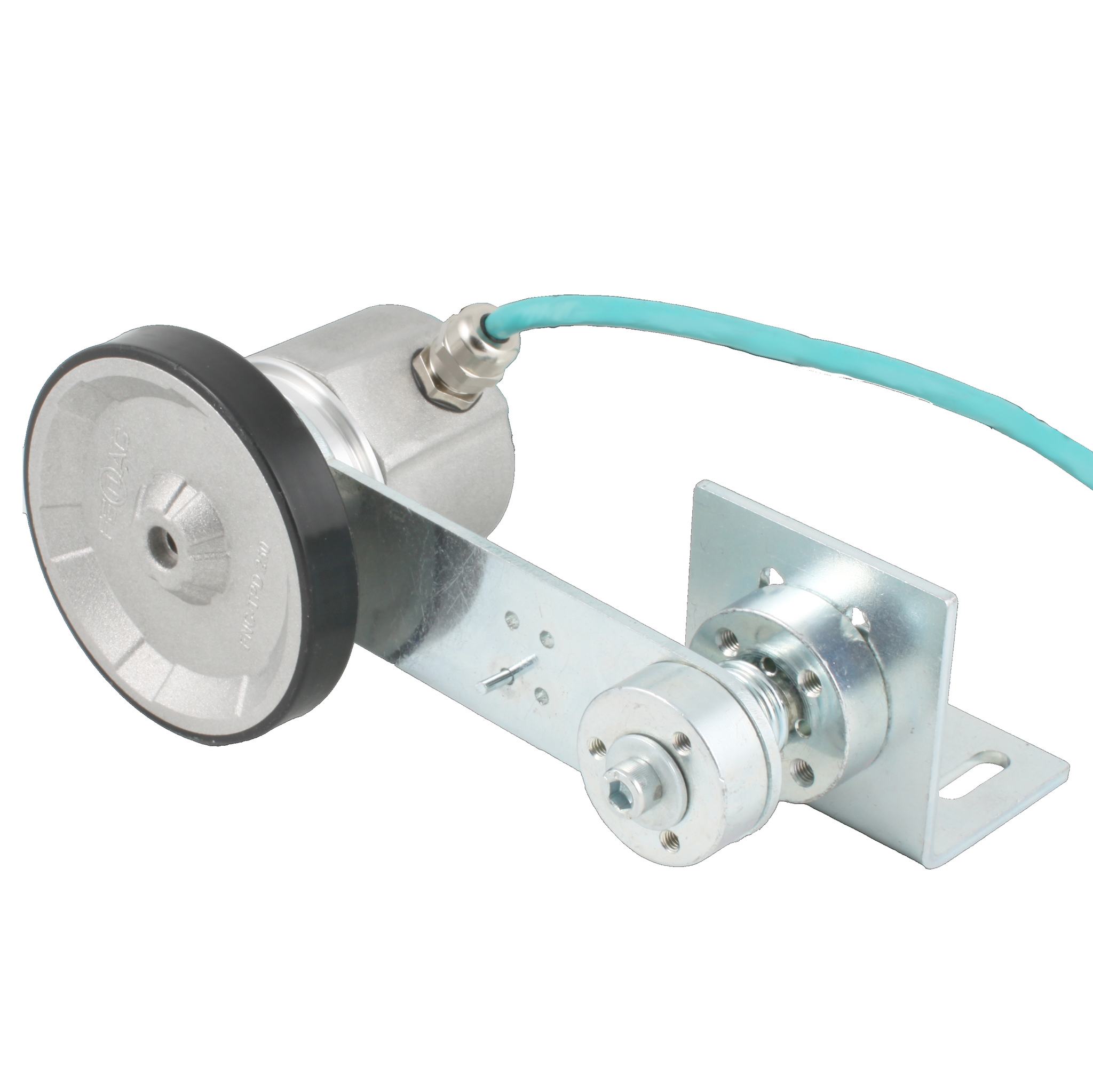 Инкрементальный энкодер INNOCONT D=50мм с мерным колесом L=250мм, онтактная поверхность - резина, профиль гладкий, 1имп/1мм, 5…30VDC, выход HTL, IP64, -20…+85°C, радиальный кабель 2м