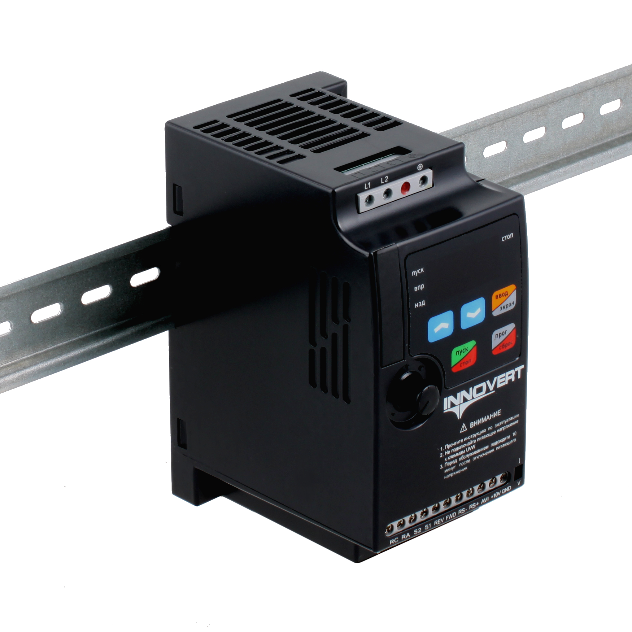 Преобразователь частоты INNOVERT ISD mini plus ISD091M21E, 0,09кВт, 220В, 0.7 А