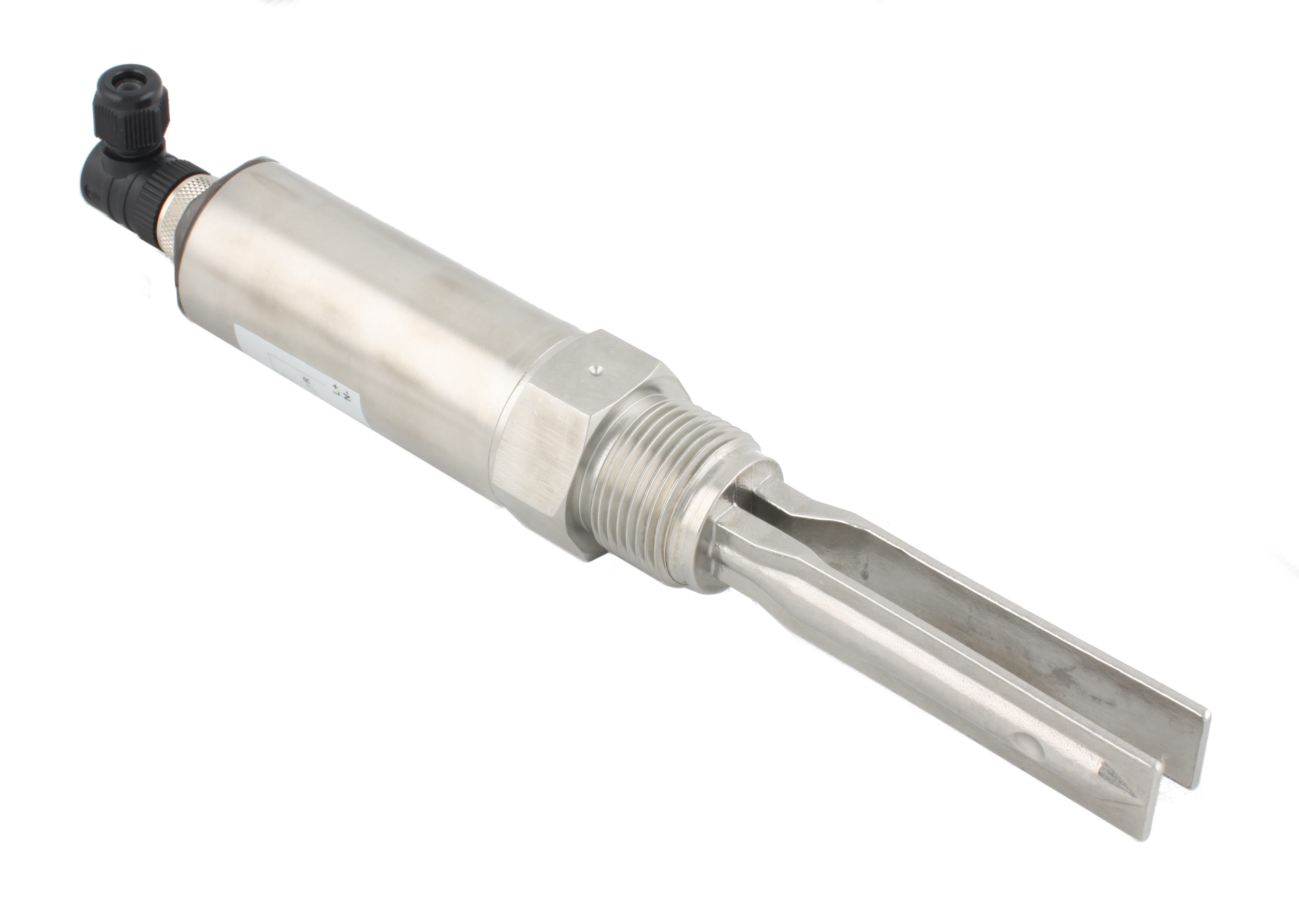Вибрационный датчик уровня жидкостей INNOLEVEL, -40 +150°С, Pmax=40 bar, 12 - 55 VDC, IP65/67, соединение- резьба 1'' PF (цилиндрическая), удлинение 100 мм, нерж. сталь 316L