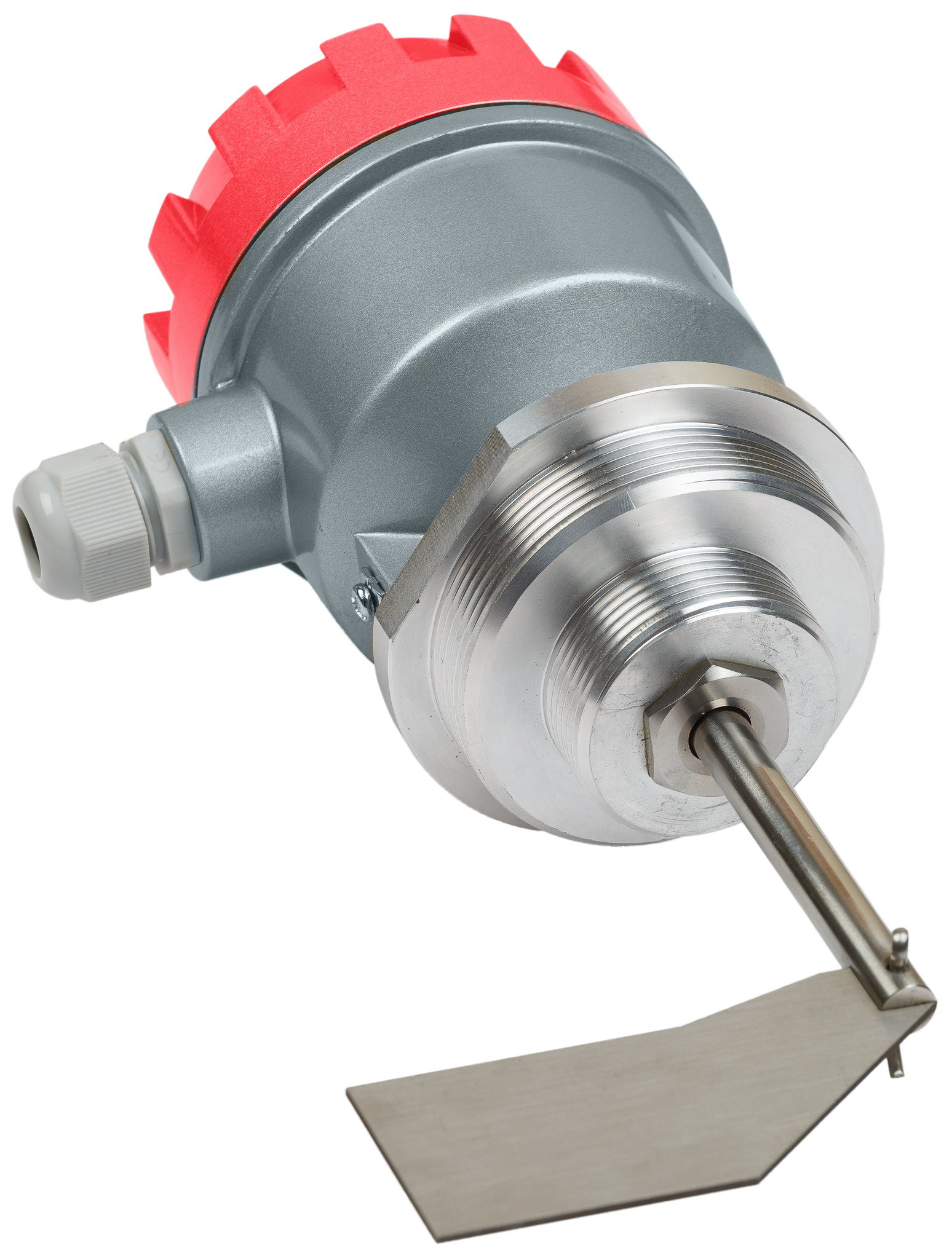 Механический ротационный датчик уровня сыпучих материалов INNOLEVEL в алюм. корпусе, взрывозащ. ТР ТС 012/2011, -40 +80 С, Рmax=0.8 bar, 24 VDC, IP66, лопасть 40х98 мм, нерж. сталь