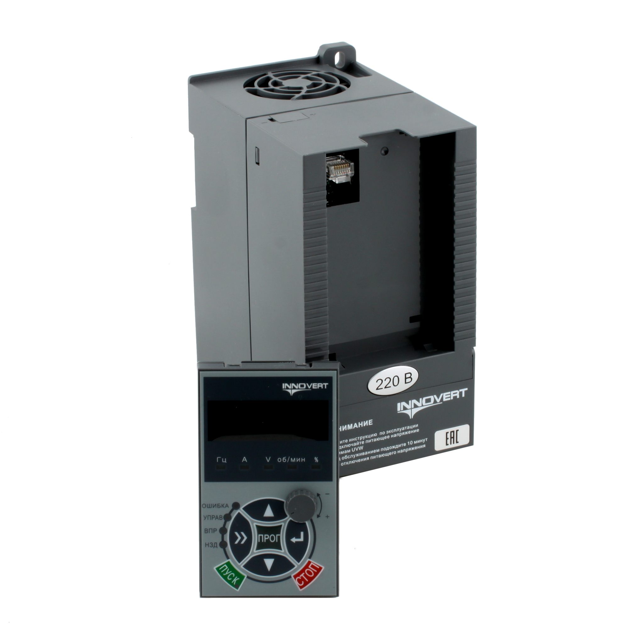 Преобразователь частоты векторный INNOVERT ITD112U21B2, 1,1кВт, 220В, 6А