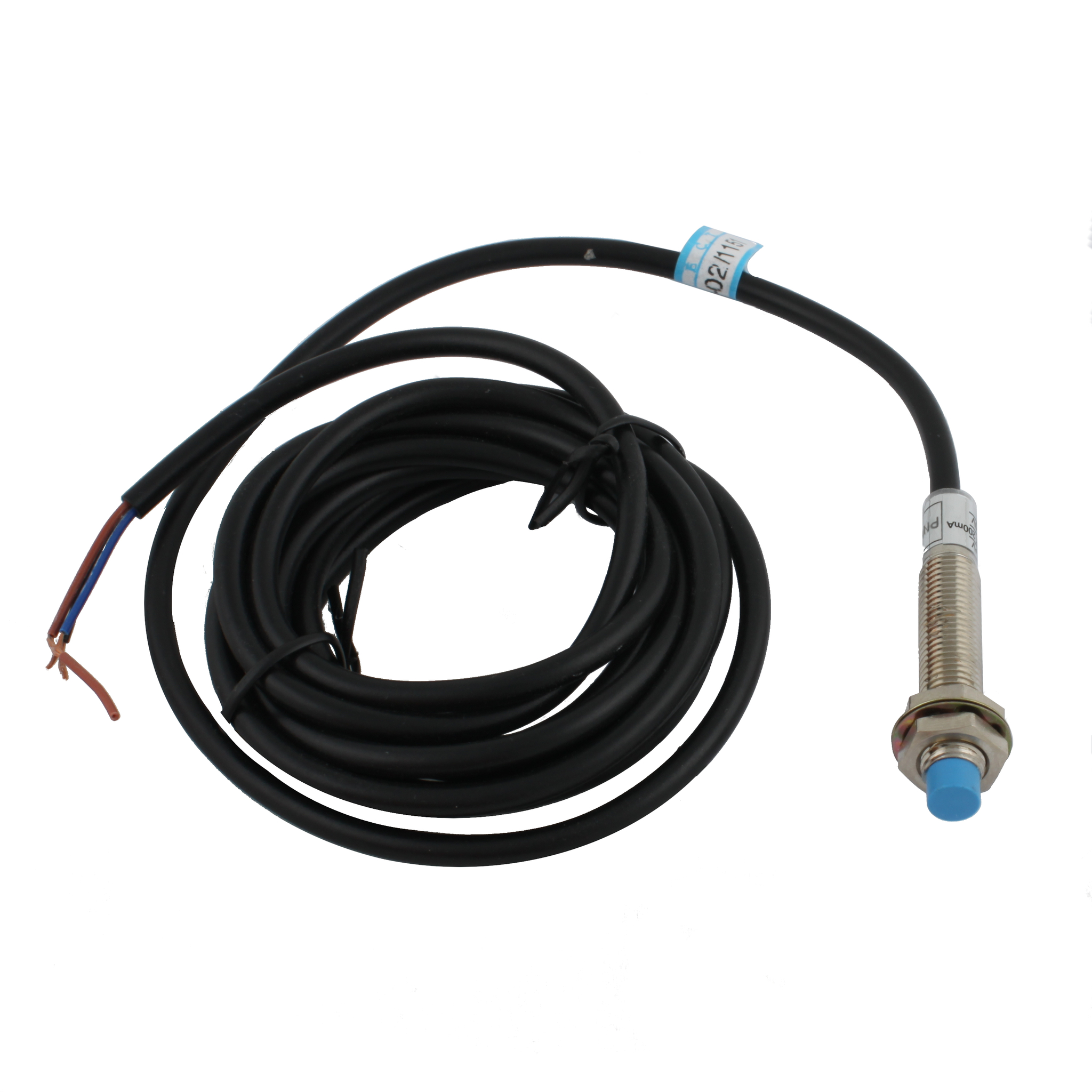 Индуктивный датчик INNOCONT, M8x1, L=49 мм, неэкранированный, зона срабатывания 2 мм, -25 +60 С, 12…24 VDC, IP65, выход: PNP NO, макс. ток 200 мА, кабель 2 м SL-8P2C