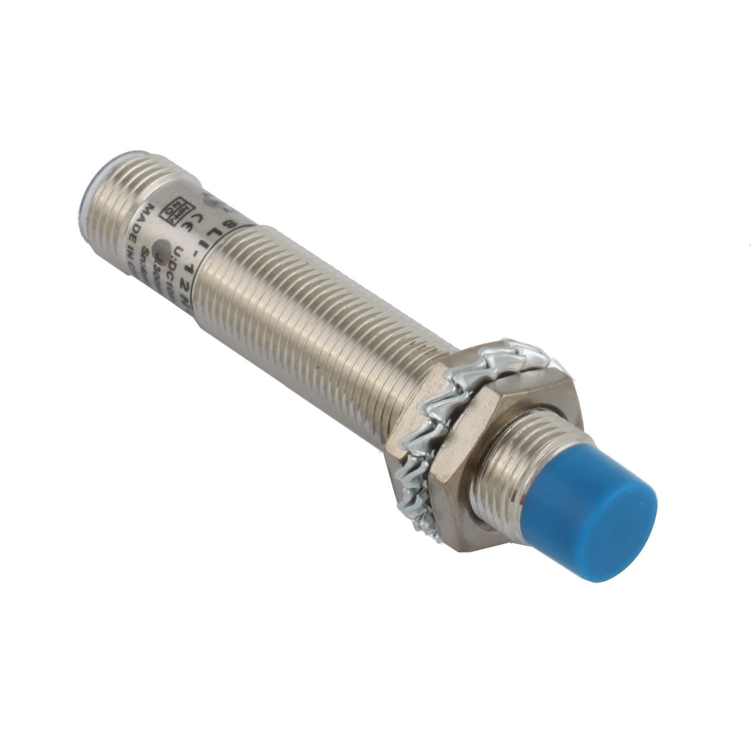 Индуктивный датчик INNOCONT, M12x1, L=61 мм, неэкранированный, зона срабатывания 4 мм, -25 +60 С, 12…24 VDC, IP67, выход: NPN NO, макс. ток 200 мА, разъем M12 SLI-12N4C