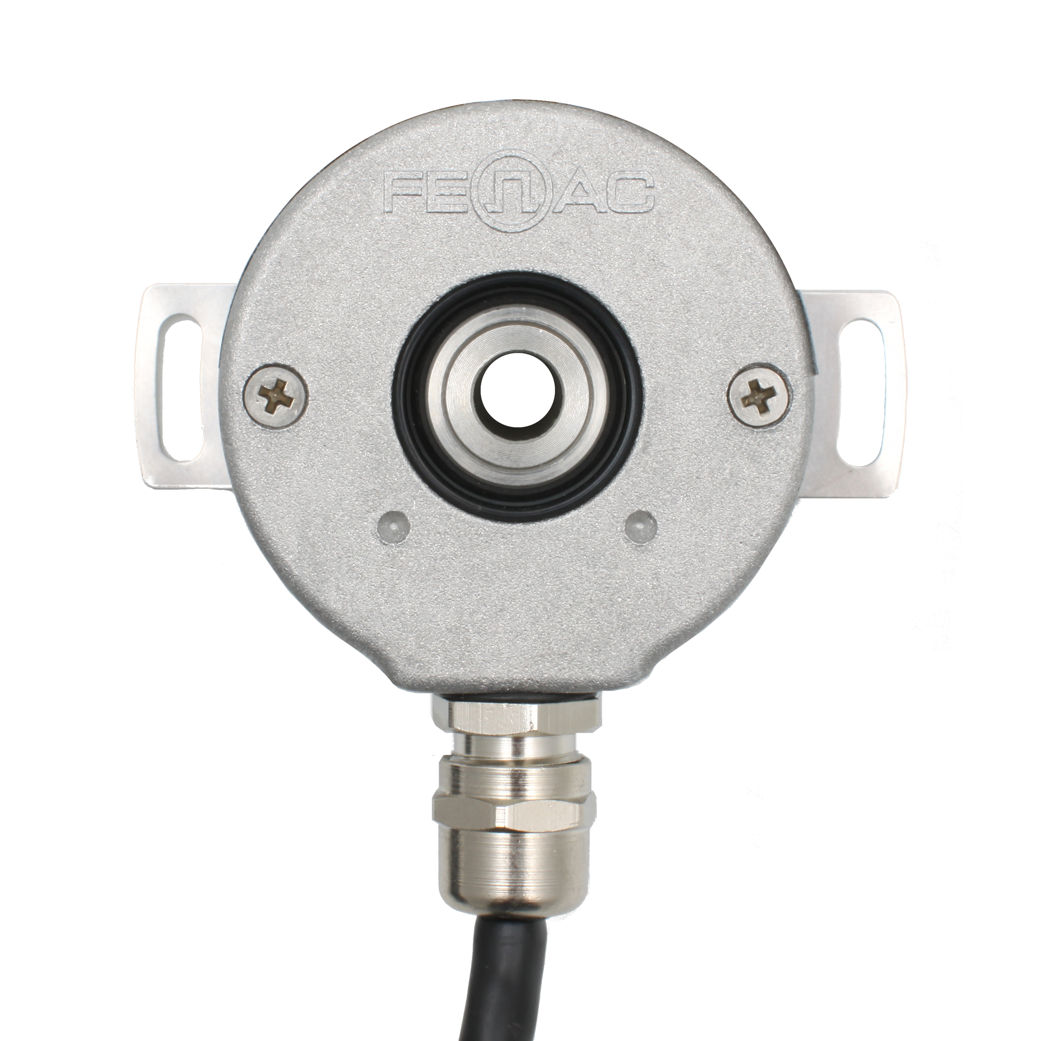 Инкрементальный программируемый энкодер INNOCONT D=50мм, полый вал 8мм, 5…30VDC, выход TTL/HTL с инверсией, IP 54