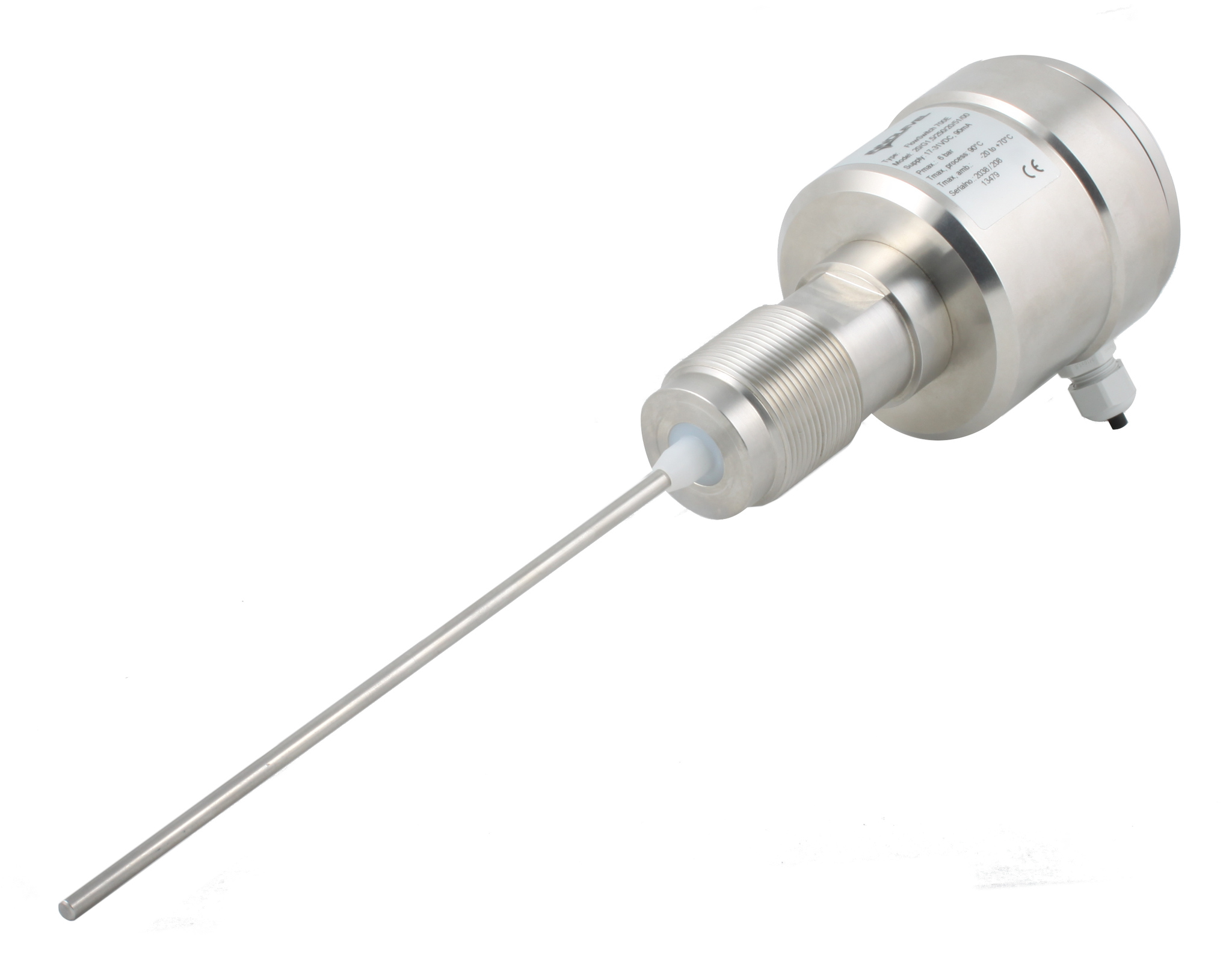 Датчик пыли INNOLEVEL, корпус- нерж. сталь, зонд 150 мм -20 +90 С, Pmax=6 bar, 24 VDC, IP 67, соединение- резьба G 1/2" нерж. сталь, выходной сигнал- 4-20 mA, кабельные вводы 2 х M16