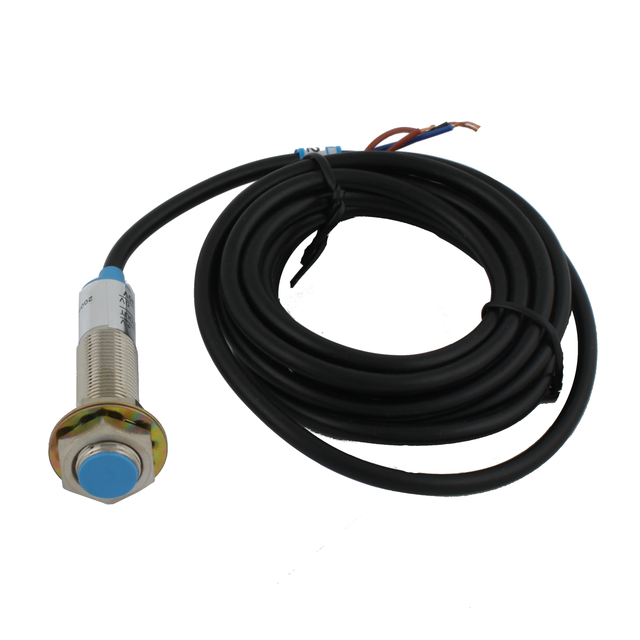 Индуктивный датчик INNOCONT, M12x1, L=61 мм, экранированный, зона срабатывания 2 мм, -25 +60 С, 12…24 VDC, IP65, выход: PNP NO, макс. ток 200 мА, кабель 2 м SL-12P2C