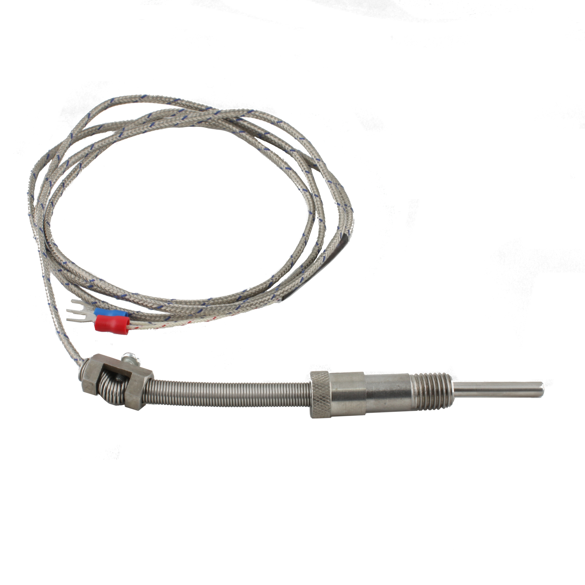 Датчик температуры INNOCONT с кабелем, исполнение S, спай CA, рабочая часть: диаметр 4,8мм длина 30мм, втулка М12x1,5, длина кабеля 3м TS-W-S-CA-4,8-30-3
