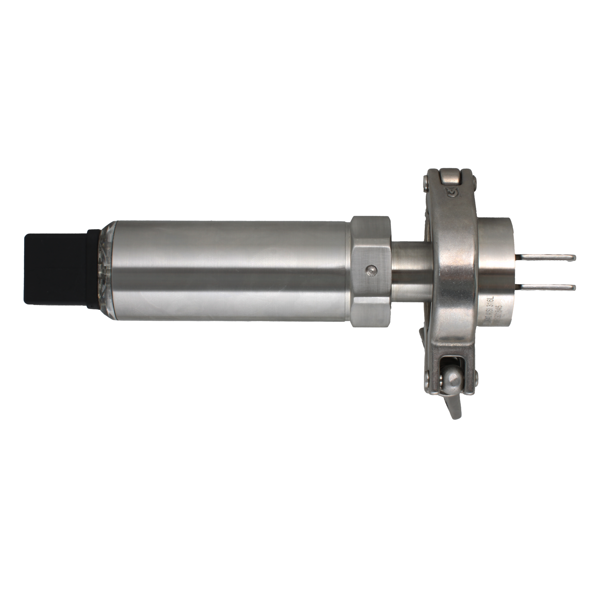 Вибрационный датчик уровня жидкостей INNOLEVEL, -40 +150°С, Pmax=40 bar, 12 - 55 VDC, IP65, соединение - Clamp DN40, удлинение 40 мм, нерж. сталь 316L, электрополировка зондов