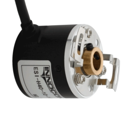 Инкрементальный энкодер INNOCONT D=40мм, полый вал 8мм, 2048 имп/об, 24VDC, выход HTL, IP54, -20…+80°C, радиальный кабель 2м