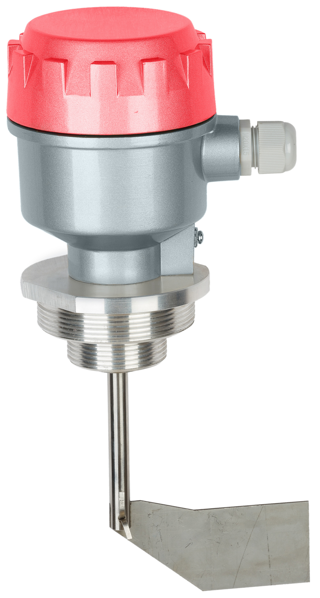 Механический ротационный датчик уровня сыпучих материалов INNOLEVEL в алюм. корпусе, взрывозащ. ТР ТС 012/2011, -40 +80 С, Рmax=0.8 bar, 24 VDC, IP66, лопасть 40х98 мм, нерж. сталь