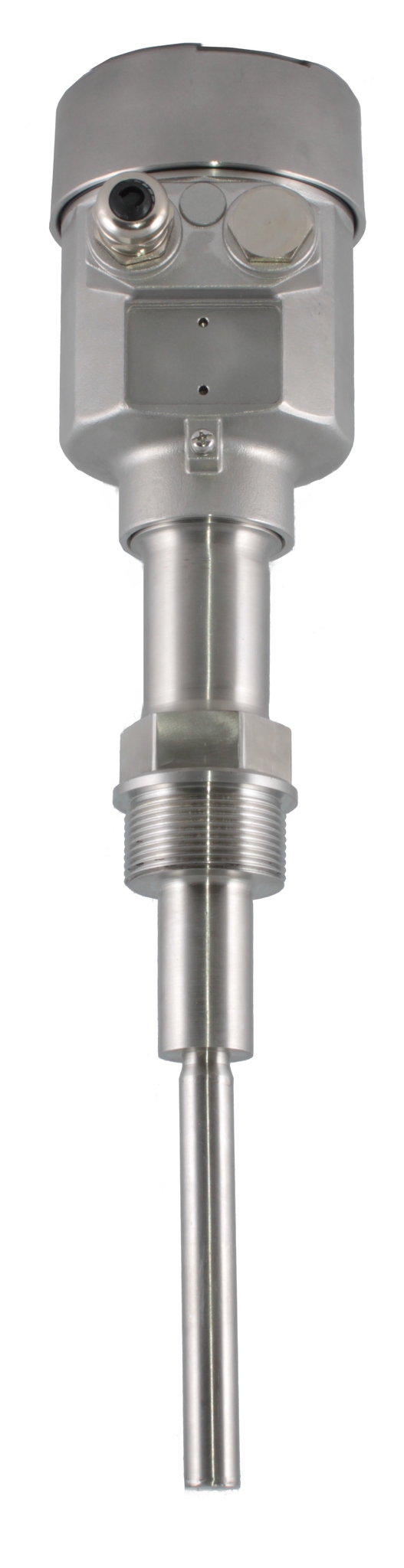 Вибрационный датчик уровня сыпучих материалов INNOLEVEL в корпусе из нерж. стали, одноштыревое исполнение, -40 +150 С, Pmax=16 bar, 22-265 VAC - 20-46 VDC, IP 67, чувств. 100 г/л
